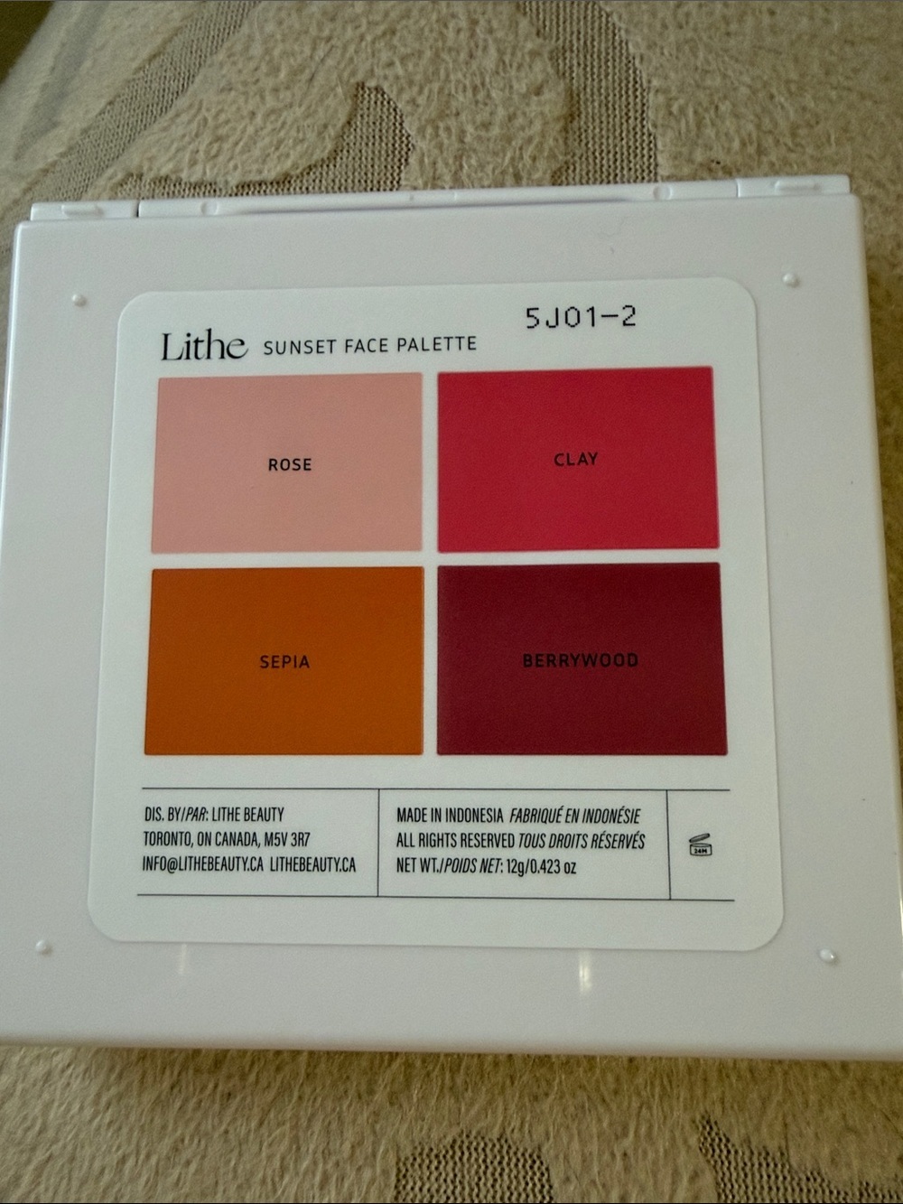 Lithe Cream Blush Quartet – Soft Pink & Mauve Set - Picture 6 of 6